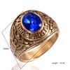 Retro Titanium Army Personalized Finger Ring