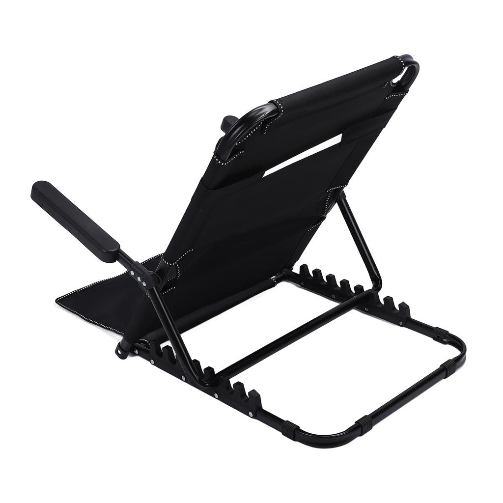 Adjustable Power Lifting Bed Backrest with Headrest Arms7 Adjustable Positions Armrest Neck Head Back Support Folding Sit Up Back Rest