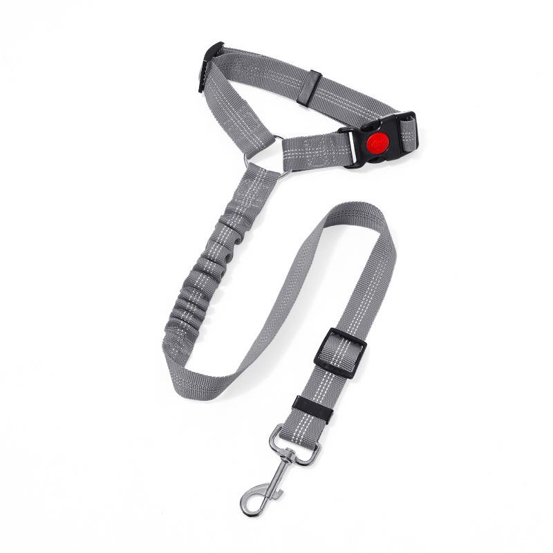 Pet Car Safety Belt with Round Ring for Dogs