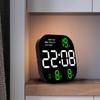 New Clock, Fashionable Living Room Wall Clock, Desktop Alarm Clock, Simple LED Appearance Alarm Clock, Bedside Clock
