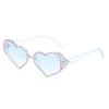 Protective Glasses  New Water Diamond Sunglasses Candy Color Design Female Eyeglasses For Women Punk Large Frame Shades