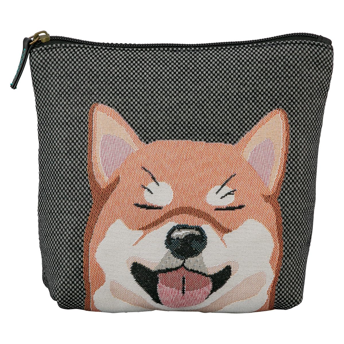 

Marushin Wonderful Peace Love Eyes Shiba Inu Dog and Cat Cosmetic Pouch (0765002100)