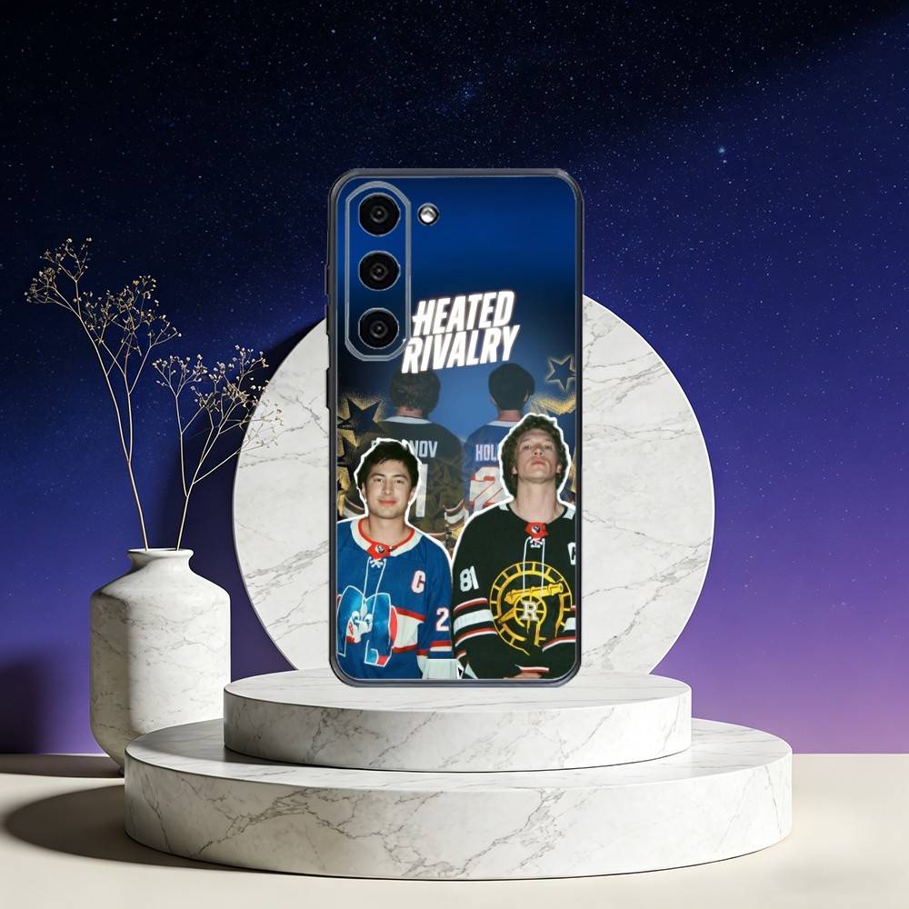 Heated R-Rivalry Ice Hockey Phone Case For Samsung Galaxy A73,A72,A71,A70,A53,A52,A51,Others Soft Black Cover