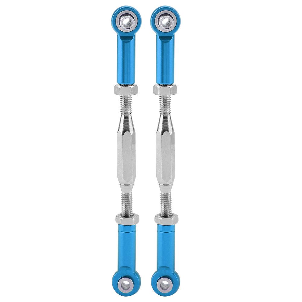 

Aluminium Alloy Steering Linkage Rods for Traxxas Slash 110 Scale RC Truck (Blue)