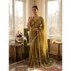 Neuer Premium-Designer-Sari mit Paillettenstickerei