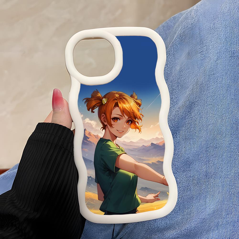 Everlasting Summer Alisa Wavy Edge TPU Mobile Phone Case for iPhone 17 16 15 14 13 12 11 Air Pro Max Plus Colorful Cover