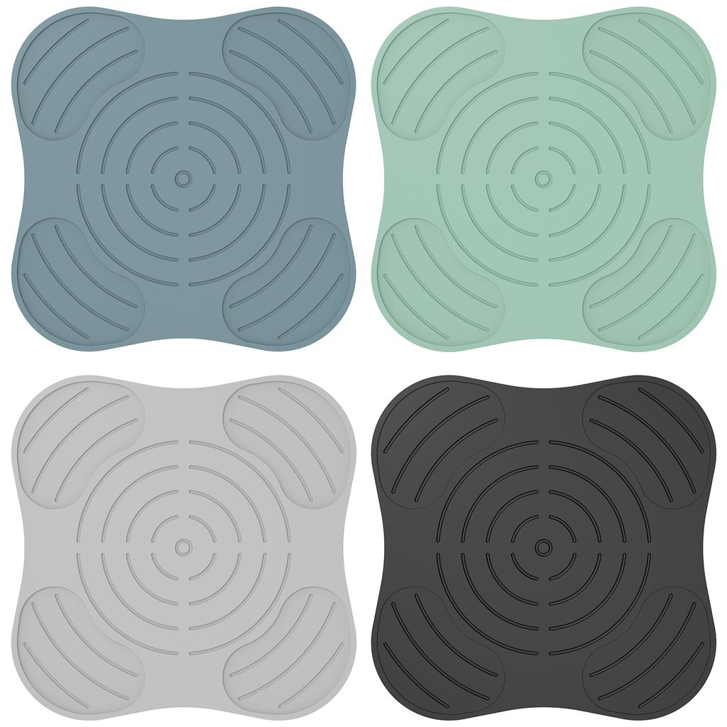 3/4Pcs Air Fryer Insulated Mat Heat Resistant Non Slip Silicone Pad for Kitchen Microwave Safe Compatible with Ninja Crispi