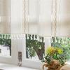 Bedrooms and Living Rooms. Home Door Curtain for Doorway, Light-filtering Privacy Curtain, Bohemian Embroidered Curtain Decoration