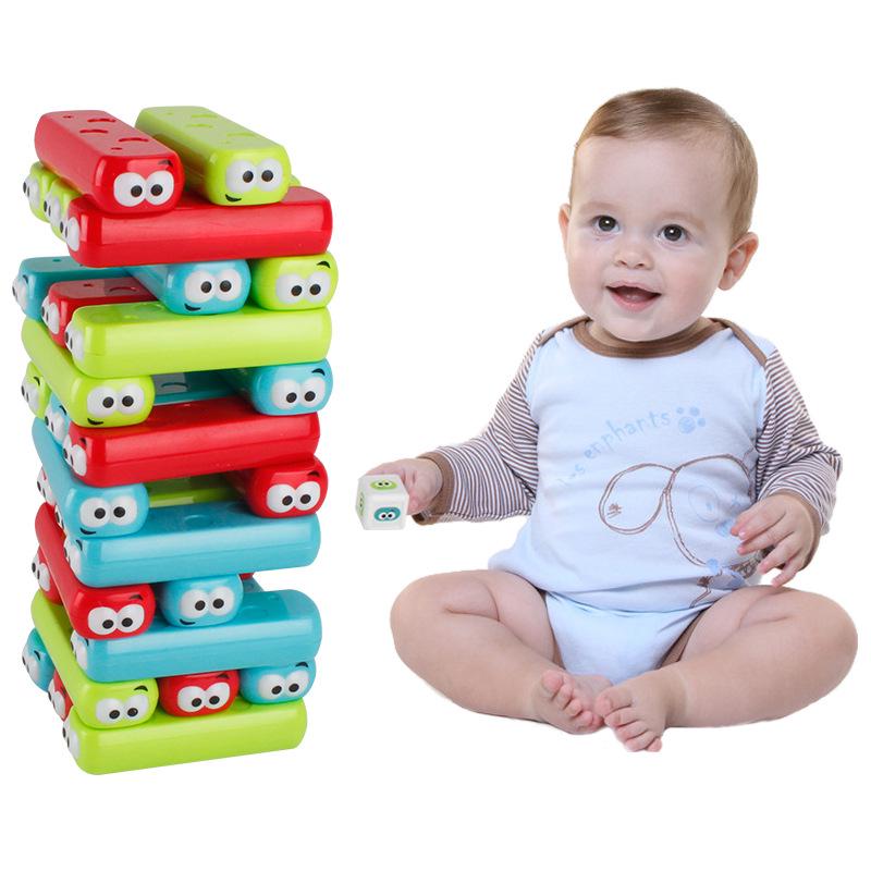 Stacking Music Stacking High-Level Stacking Pumping Building Block Puzzle Children'S Toys Puzzle Table Games Parent-Child Interaction