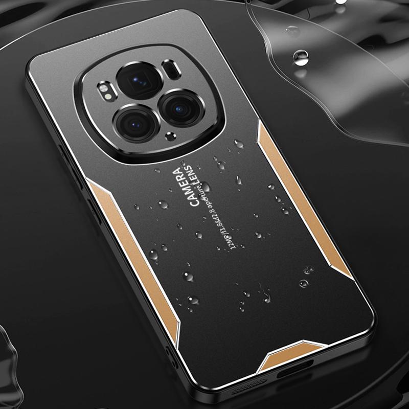 

For Honor Magic6 Pro 5G Slim Case Shockproof Hybrid Phone Back Cover Silver