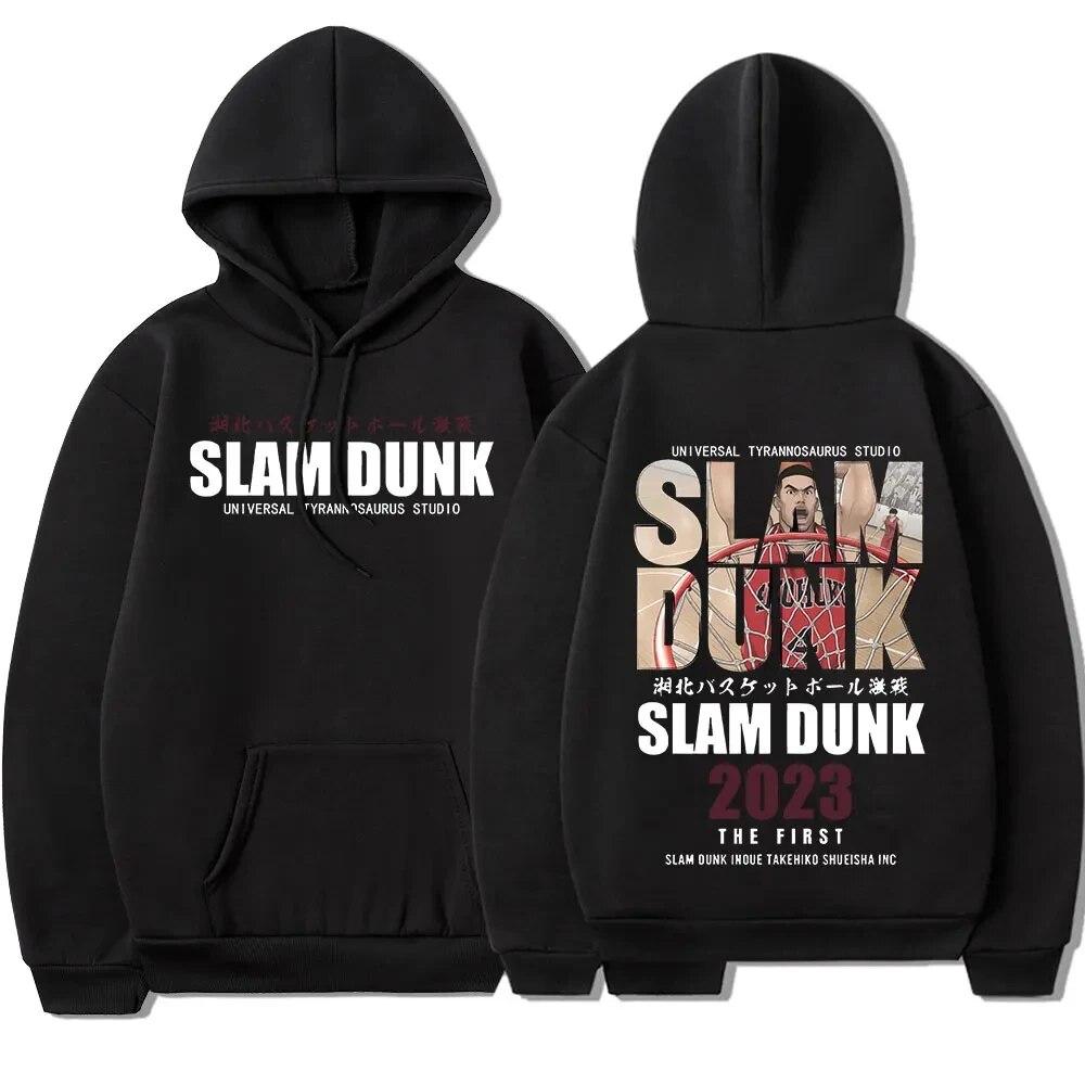 Dámská mikina Unisex Streetwear Běžné oblečení y2k Podzim Zima Unisex Mikiny Japonské Anime Slam Dunk Potisk Pulovr Mikina Unisex