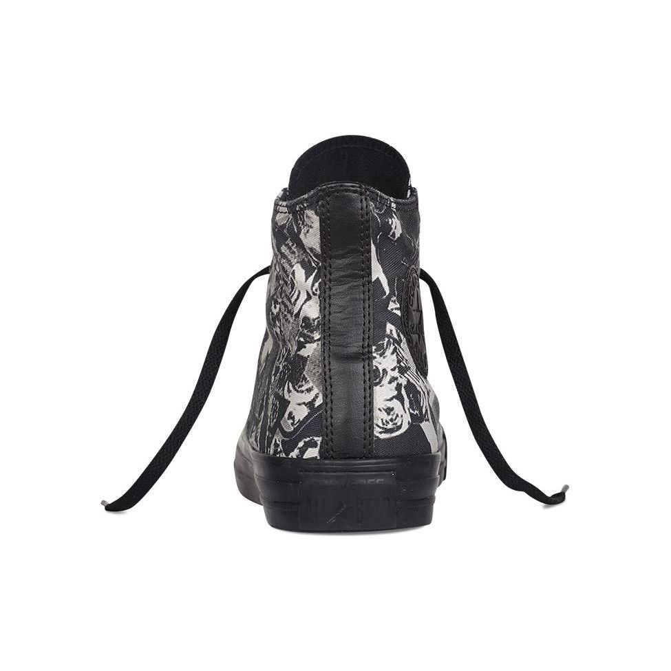 Converse Chuck Taylor All Star Trendy Comfortable High Top Canvas Shoes Women Sneakers Black White 549640C