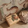 Boîte à souvenir bébé - Coffret de naissance garçon - Boîte à souvenirs - 40 x 30 x 14 cm - Motif Écureuil