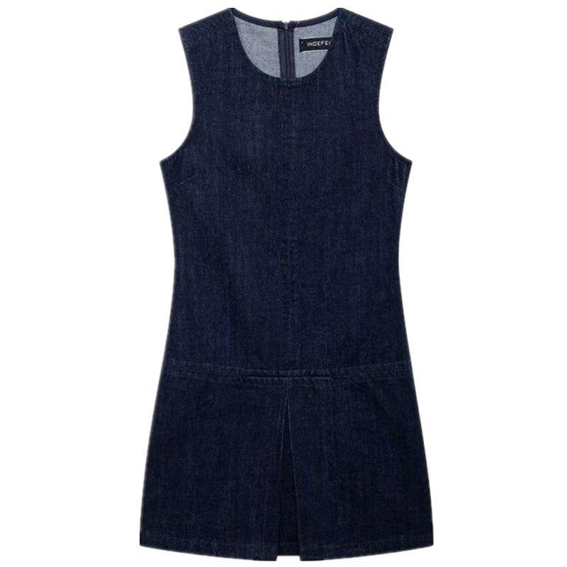 Fashion Style 2024 Autumn New Women's Cotton Denim All-Matching Short Dress Short Skirt 4676247