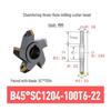 45° Dual-Sided V-Type Chamfer Milling Cutter Head