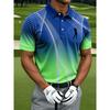 2026 Model Men's Business Polo Shirt - Golf Ball Sport - Comfortable and Breathable - 3D Printing - Suitable for All Seasons.