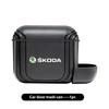 BATX9 Car Trash Bin Hanging Garbage Dust Case Storage Box Trash Can For Skoda Octavia A5 A4 Mk1 2 Fabia Superb Rapid Mk3 Yeti 2006