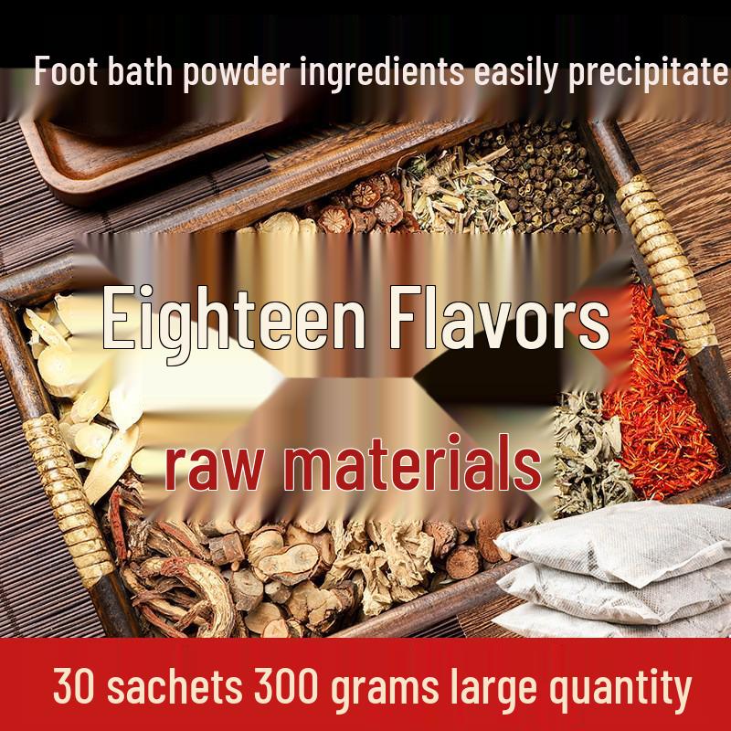 28-Flavor Herbal Foot Soak Kit - Mugwort & Conditioning Blend