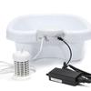 DC 12V Elektrische Anion Ion Detox Fußbad Maschine Wanne Eimer Heizung Ionische Zellreinigung SPA Maschine Instrument Gesundheitspflege Set