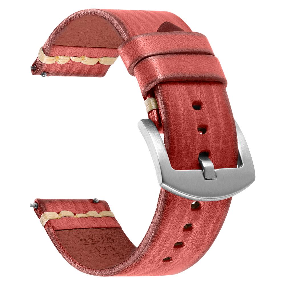 18mm 20mm 22mm 24mm Handmade Stitching Calfskin Watch Strap Men Vintage Italian Cowhide Watch Band for Tudor for Seiko Bracelets