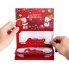 2 Set Red Folding Banknote Card Santa Claus Merry Christmas Decorations  Kids