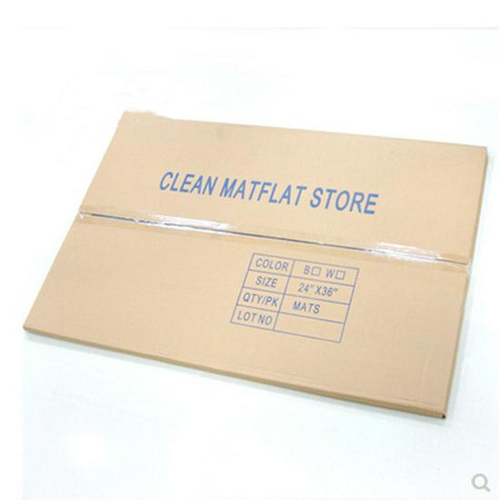 Tearable Anti-Static Cleanroom Sticky Mat for Shoe Sole Dust Removal