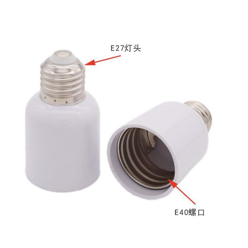 E27 To E40 Base Power Adapter Holder Led Lamp Bulb Socket LED CFL Halogen Lights Lamp Adapter Converter