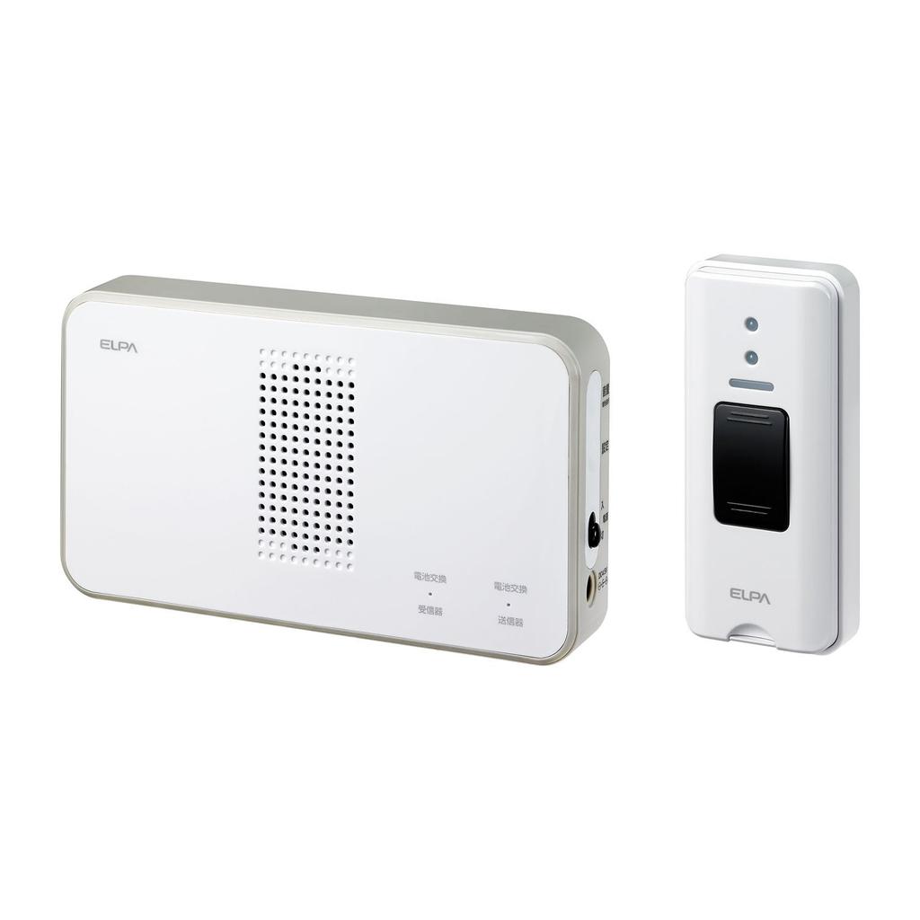 ELPA Wireless Chime Push Button Set, Intercom, No Installation Required, Wireless, No Wiring Required, EWS-S5030