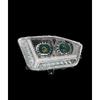 OMAN EST H5 Dual Lens LED Headlight Super Bright Spotlight with Flowing Turn Signal