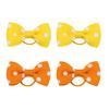 Dog Small Hair Bowknot with Rubber Bands Handmade Hair Dot Bow Pet Grooming Accessories for Party Christmas Birthday