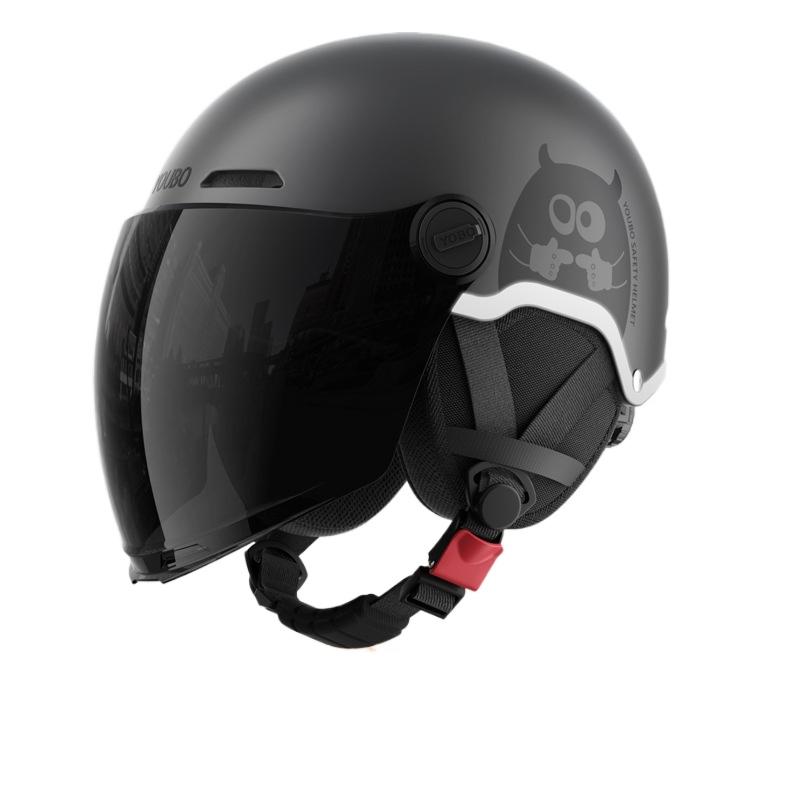 Electric Car Helmet Couple Four Seasons Universal Battery Motorcycle Men's Half Helmet Helmet