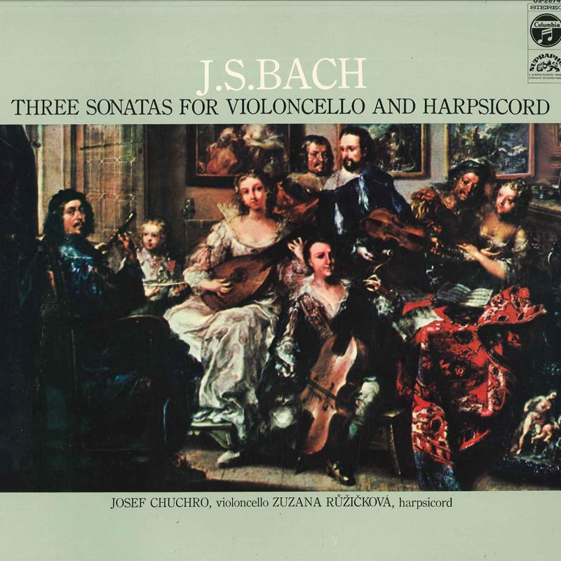 

LP Record JOSEF CHUCHURO(VIOLINCELLO)/ZUZANA - Bach/Three Sonatas For Violoncello OS2874S SUPRAPHON 1973 Japan Obi Classical Used