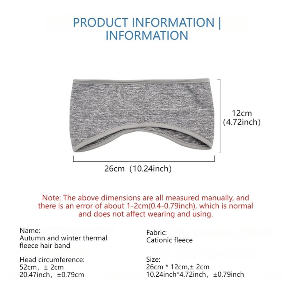 Warm Set Head Wraps Sport Earmuff for Women Outdoor Sports Ponytail Headbands Winter Windproof Ear Warmer Running Headbands
