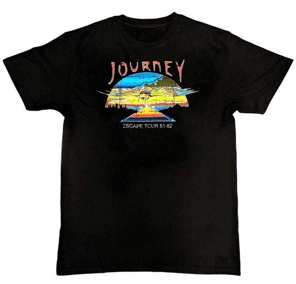 JOURNEY Escape Tour Tee Classic Rock Graphic Mens T-Shirt