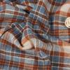 10% Wool Blend Plaid Fabric Women's Fashion Coat Cushion, 560g