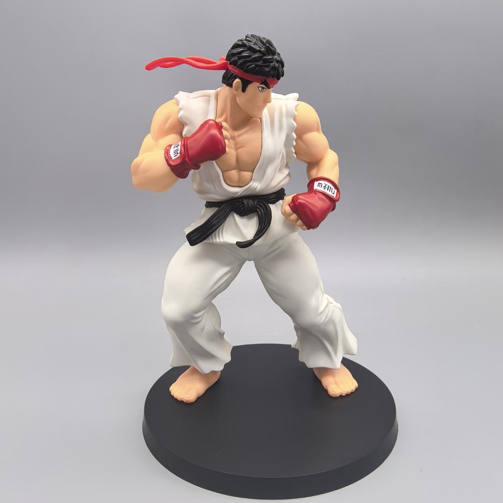 17CM Anime Street Fighter Fighting Game Action Figure Ken Masters Hoshi Ryu PVC Kawaii Toys Dolls Room Decor Gift For Boys