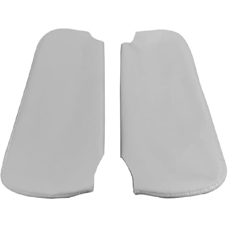 Sun Visor Cover Pair, Microfiber Leather, Gray Stitch Sun Visor Replacement Cover Skin Fits for 1993-2002 Chevy Camaro Pontiac Firebird