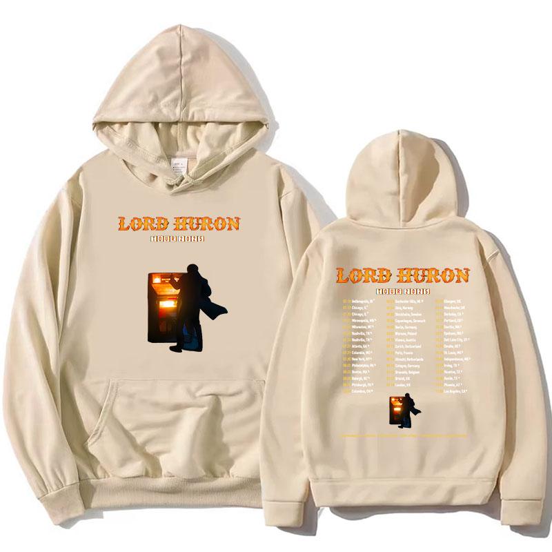 Lord Huron Tour 2025 Hoodies Fashion Long Sleeve Hooded Sweatshirts Fleece Autumn Casual Women Pullovers Unisex Streetwear