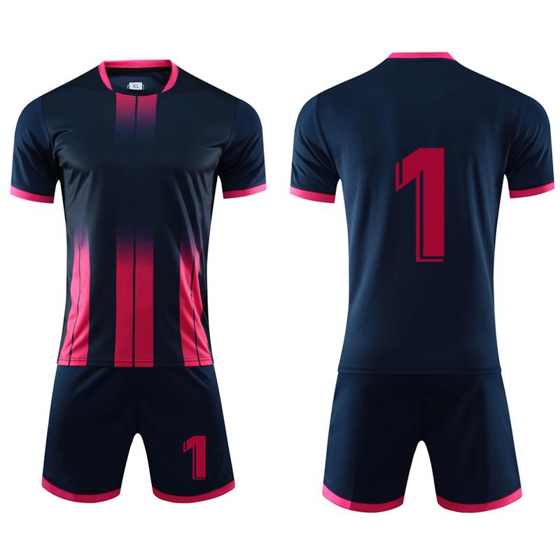 No. Soccer Jersey Set Uniforms Jersey Football Adult Tracksuit Football Shirt Shorts Suit