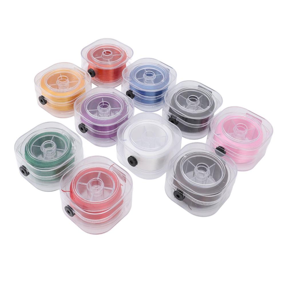 10Pcs Flat elastic design Flat Elastic String Jewelry Making Cord  Handmade ornament assembly