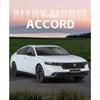 New 1/18 HONDA Accord Alloy Car Model Diecasts Metal Vehicles Car Model High Simulation Sound and Light Collection Kids Toy Gift