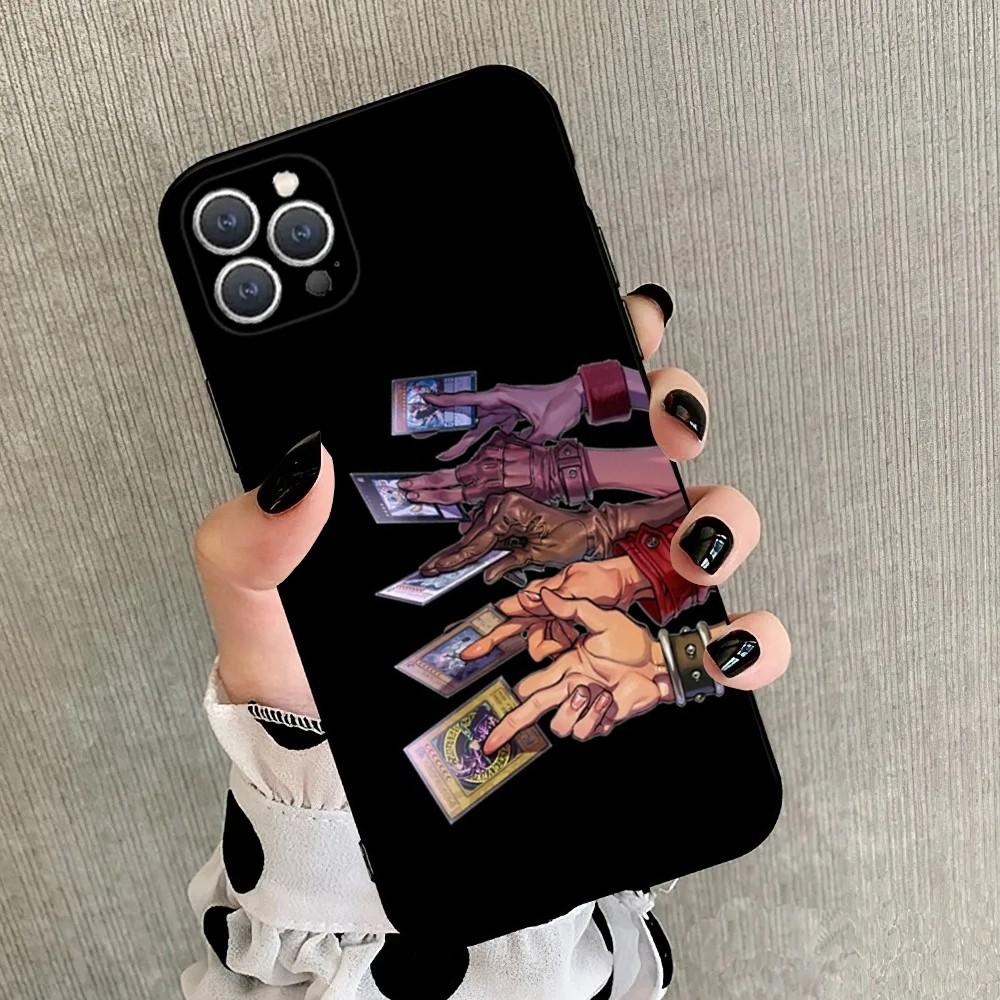Game Yu-Gi-Oh Phone Case For iPhone 15,14,13,12,11,Plus,Pro Max,XS,X,XR,SE,Mini,8,7 Soft Silicone Black Cover iPhone12mini