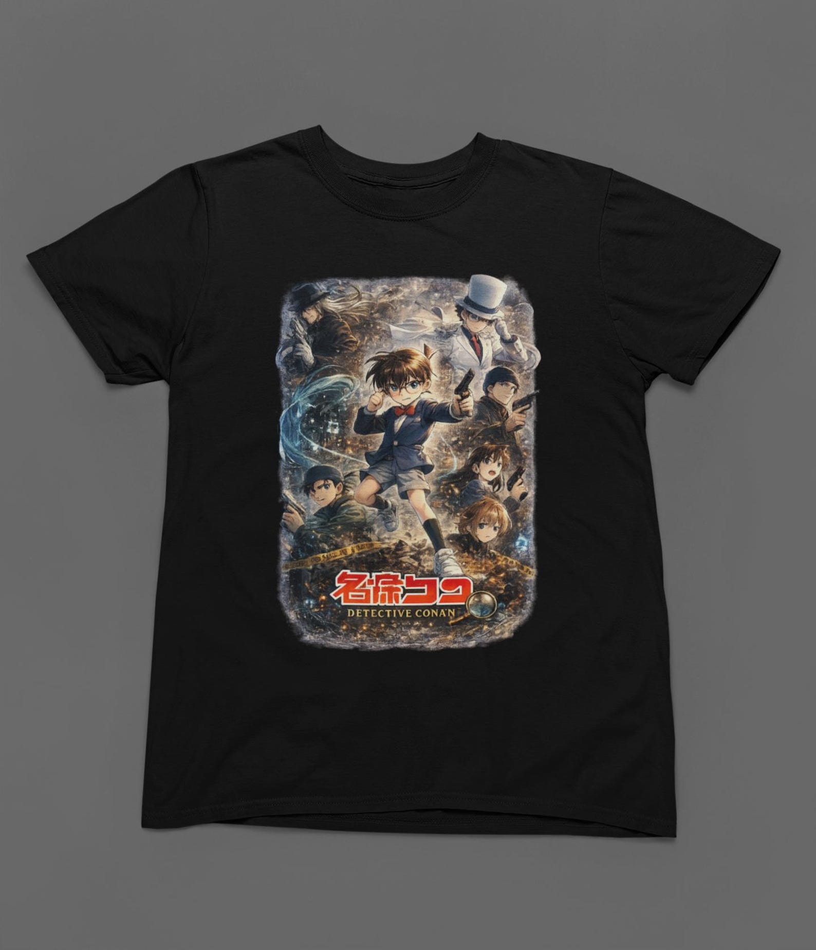 Vintage 90s Detective Conan anime tshirt S