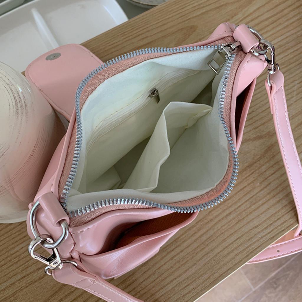 Women's Armpit Bag New Millennium Pleated Crossbody Bag Spicy Girl Single Shoulder Fashion