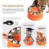 New Rotating Slow Feeder Cat Bowl Puzzle Toy