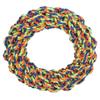 Dog Rope Ring Toy Soft Cotton Rope Corn Ring Teeth Cleaning Relieve Boredom Bite Resistant Pet Chew Ring Rope