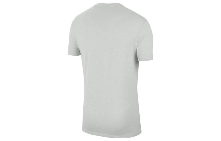 Nike T Shirts Men's Gray Crew Neck Moderate Straight Fit CJ4324-028