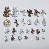 10 Stück Anhänger Pferd Einhorn Tibetische Bronze Silberfarbe Anhänger Antiker Schmuckherstellung DIY Handgemachtes Handwerk