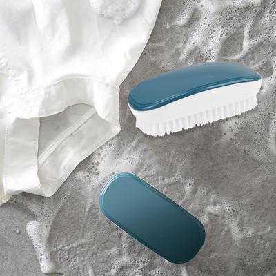 Household Hands Laundry Brush Washing Clothes Shoe Sock Cleaning Brush for Kitchen Bathroom Plastic Hard Bristle Multifunctional Portable Brush