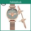 Women Martin Watches Hannah For Quartz Watches Ladies Fashion Bracelet Watch Set Waterproof Watch Casual Wrist Watch Christmas Gifts For Women Wife